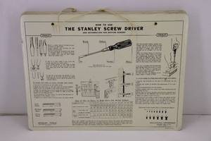 lot 2 image: Stanley Tools Educational Charts