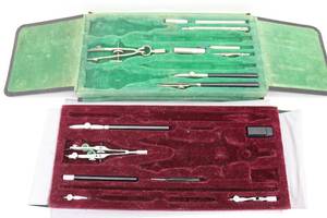 lot 36 image: misc Mechanical Drawing SetsPieces