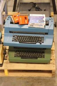 lot 80 image: 2 IBM Select II Vintage Electric Typewriters