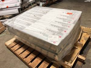 lot 25 image: 16 Boxes of Daltile Trace Meadow 6 in. x 36 in. Golden Brown Glazed Porcelain Floor and Wall Tile (14.5 sq. ft.Case) Customer Returns See Pictures