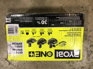 lot 42 image: RYOBI ONE 18V Lithium-Ion HIGH PERFORMANCE Starter Kit with 2.0 Ah Battery, 4.0 Ah Battery, 6.0 Ah Battery, Charger, and Bag  Customer Returns See Pictures