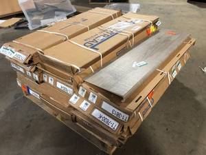 lot 29 image: Pallet of Mixed Cap A Thread Flooring  Various Models and Conditions Customer Returns See Pictures