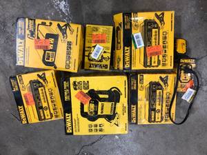 lot 38 image: Lot of Assorted Dewalt Portable Power Stations Various Sizes and Conditions Customer Returns See Pictures