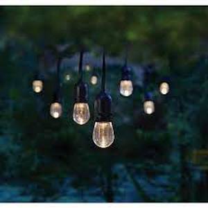 lot 31 image: Home Decorators Collection 12-Light 24 ft. IndoorOutdoor Integrated LED String Light with Color Changing Bulbs