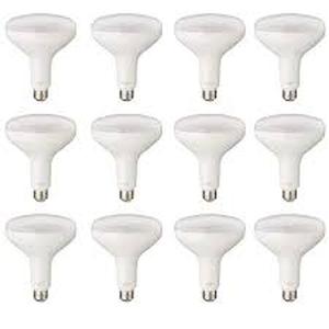 lot 37 image: 75-Watt Equivalent BR40 Dimmable LED Light Bulb Daylight (12-Pack)