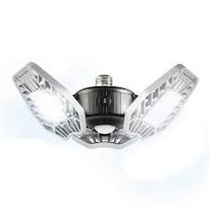 lot 41 image: 7.5 in. x 4.25 in. 6000 Lumens Single Pole Occupancy LED Flush Mount Motion Activated Garage Light