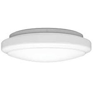 lot 164 image: Hampton Bay 12 in. White Round Closet Light LED Flush Mount Ceiling Light 1000 Lumens 4000K Bright White Dimmable Pantry Laundry