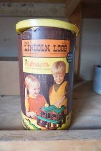 Vintage Toys Lincoln Logs By PlaySchool...
