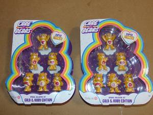 lot 3 image: 2 Packs Care Bears Gold and Ruby Edition Special Collector Set 6 Bears 885561222289