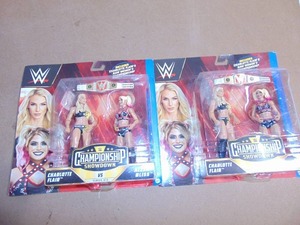 lot 19 image: 2 Pack WWE Charlotte Flair vs Alexa Bliss Championship Showdown Figure 2pk 194735114962