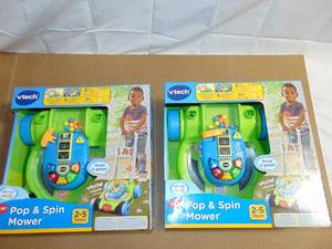 lot 39 image: 2 Pack VTech Pop and Spin Mower 3417765526008