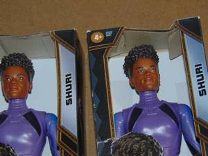 lot 41 image: 2 Pack Marvel Namor BLACK PANTHER Wakanda Forever Titan Hero 12 Action Figure