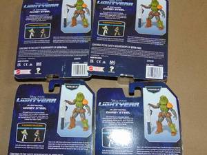lot 52 image: 4 Pack Disney Pixar Lightyear Glow Action Jr. Zap Patrol Darby Steel Figure 194735069347