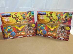 lot 55 image: 2 Pack Mattel Action Figure 3pk - Masters of the Universe Sun-Man and the Rulers of the Sun 194735108343