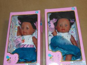 lot 63 image: 2 Pack Orijin Bees Positively Puffy 12 Baby Bee Doll