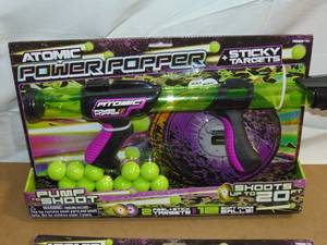 lot 84 image: 2 Pack Hog Wild Atomic Power Popper 12x With 12 Balls & 3 Sticky Targets 605168540216