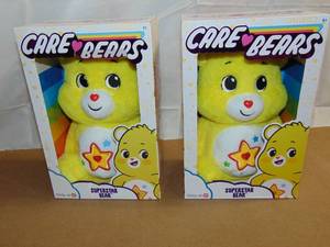 lot 103 image: 2 Pack Care Bears Superstar Bear Exclusive 14-Inch Plush 885561224092