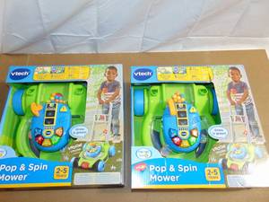 lot 189 image: 2 Pack Vtech Pop & Spin Mower 3417765526008
