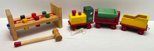 lot 21 image: 1960s Wooden Toys