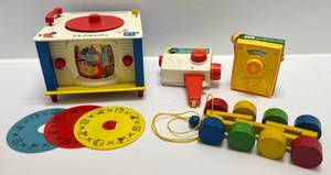 lot 57 image: 1960s Misc. Playskool & Fisher Price Toys