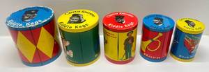 lot 65 image: 1958  VERY RARE Captain Kangaroo Nesting Stackers