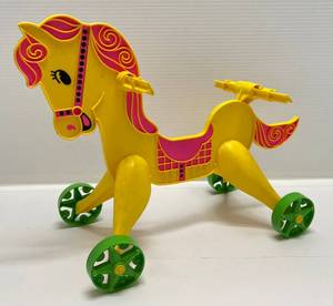 lot 66 image: 1967 Mattel Tippee Toes Doll Horse