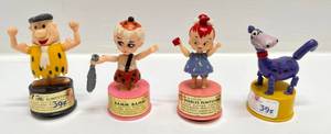 lot 69 image: 1960s Push Button Puppets Flinstones
