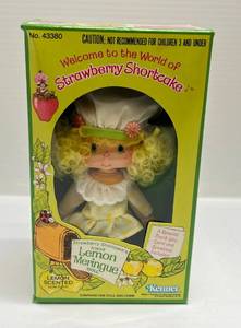 lot 82 image: 1980 Strawberry Shortcakes Friend Lemon Meringue Doll (NEW IN BOX)