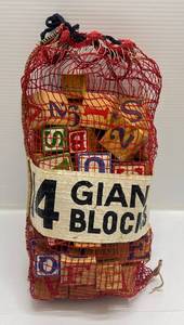 lot 102 image: 1950s60s Bag-O-Blocks In Original Bag