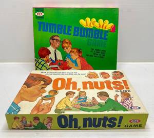lot 251 image: 1969 Ideal Brand Oh,nuts (NIB) & 1970 Ideal Brand Tumble Bumble Game (NIB)