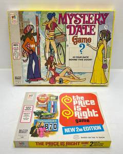 lot 266 image: 1972 Milton Bradley Mystery Date Game (NIB) & 1974 Milton Bradley The Price Is Right (NIB)