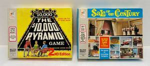 lot 161 image: 1970 Milton Bradley Sale Of The Century (Barely Used), 1974 Milton Bradley The 10,000 Pyramid (Barely Used)