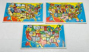 lot 170 image: 1950s-60s United State Puzzle Maps