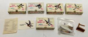 lot 172 image: 1960s Marx Brand Miniature Bird Model Kits NIB