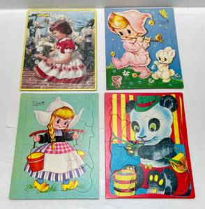 lot 186 image: 1960s Built-Rite Misc. Childrens Puzzles Puzzles