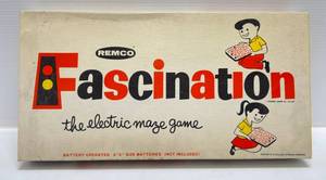 lot 211 image: 1961 Remco Fascination The Electric Maze Game NIB