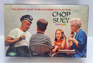 lot 224 image: 1967 Ideal Toys Chop Suey Chop Sticks Board Game Oriental Complete (Lightly Used)