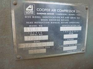 Gardener Denver Compressor