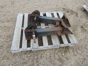 Landing Gear Semi Trailer Black