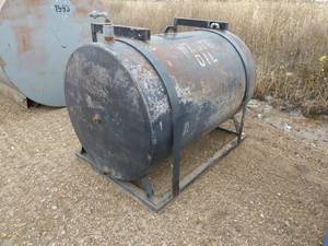 Waste Oil Skid Tank Black