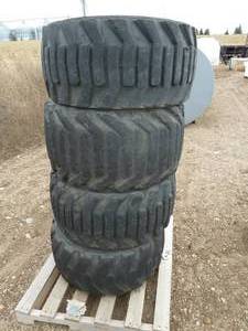 Pallet Skid Steer Tires & Rims 33.x.15.5 x 16.5