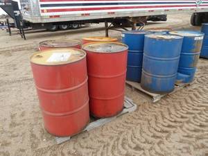 Used Waste Oil Barrels x 8