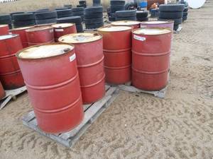 Used Waste Oil Barrels x 8