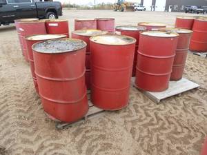 Used Waste Oil Barrels x 8