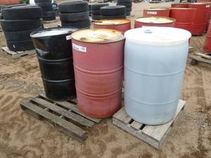 Used Waste Oil Barrels x 5