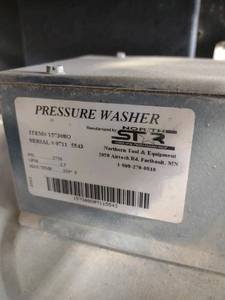 North Star Hot Power Washer