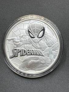 1oz .999 Silver Spiderman Coin