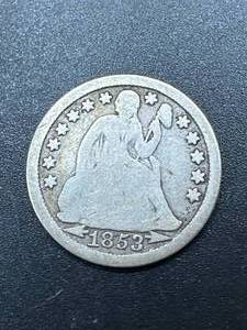 1853 Dime