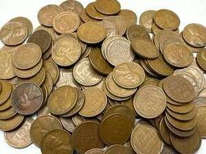 1 Pound Unsearched Wheat Pennies