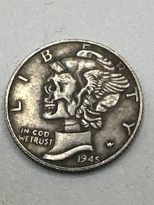 1945 Hobo Mercury Dime